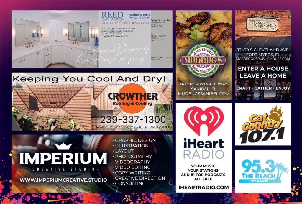 TMH Live And In Color booklet, sponsor page
